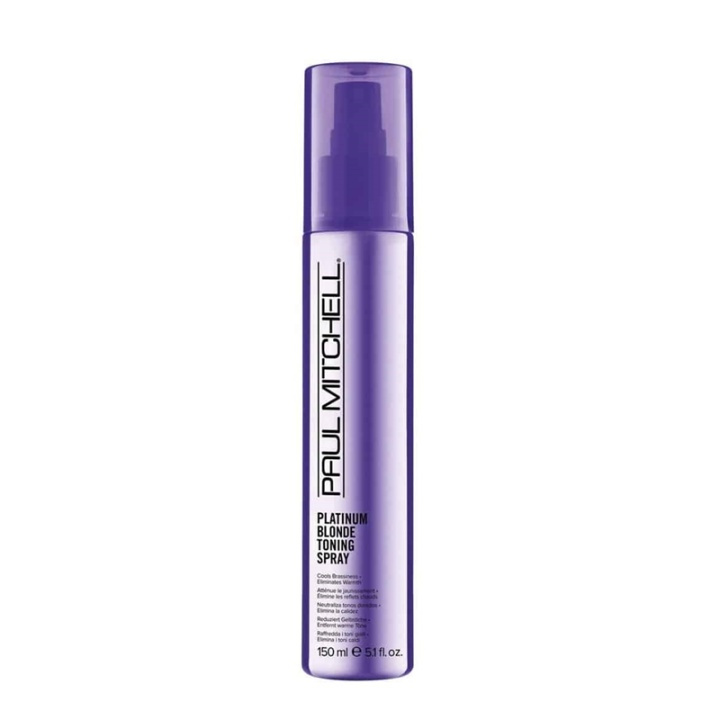 Paul Mitchell Platinum Blonde Toning Spray 150ml i gruppen HELSE OG SKJØNNHET / Hår & styling / Hårpleie / Balsamspray/kur hos TP E-commerce Nordic AB (A12700)