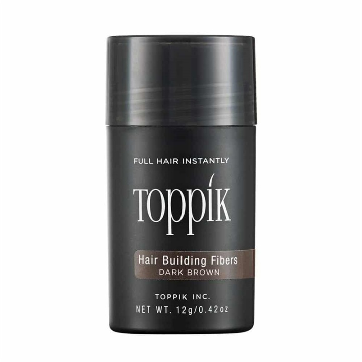 Toppik Hair Building Fibers Regular 12g - Dark Brown i gruppen HELSE OG SKJØNNHET / Hår & styling / Hårstyling / Volumprodukter hos TP E-commerce Nordic AB (A13104)