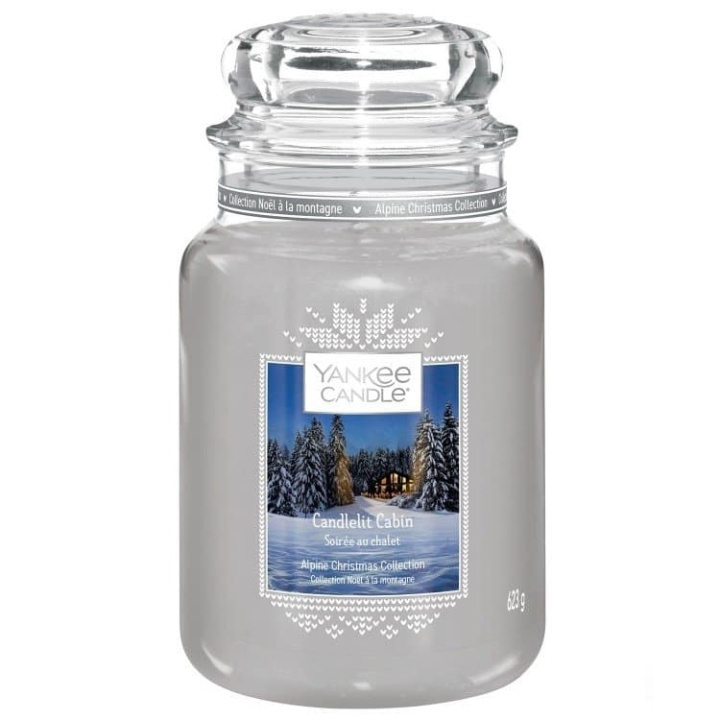 Yankee Candle Classic Large Candlelit Cabin 623g i gruppen HELSE OG SKJØNNHET / Duft og parfyme / Andre dufter / Duftlys hos TP E-commerce Nordic AB (A13258)