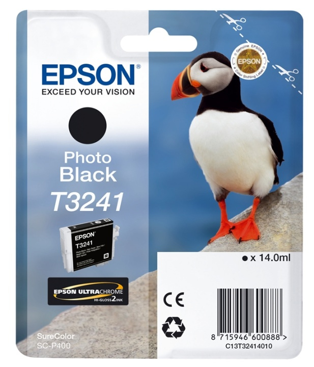 Epson T3241 Photo Black i gruppen Datautstyr / Skrivere og tilbehør / Blekk og toner / Blekkpatroner / Epson hos TP E-commerce Nordic AB (A14142)