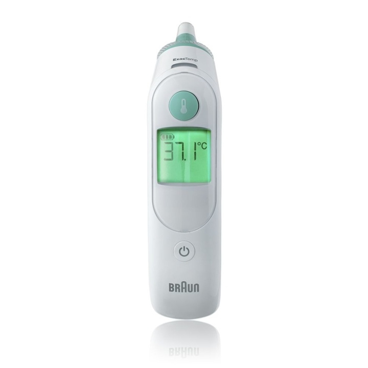 Braun ThermoScan 6 Kontakttermometer Vit Öra Knappar i gruppen HELSE OG SKJØNNHET / Helsepleie / Febertermometer hos TP E-commerce Nordic AB (A14562)