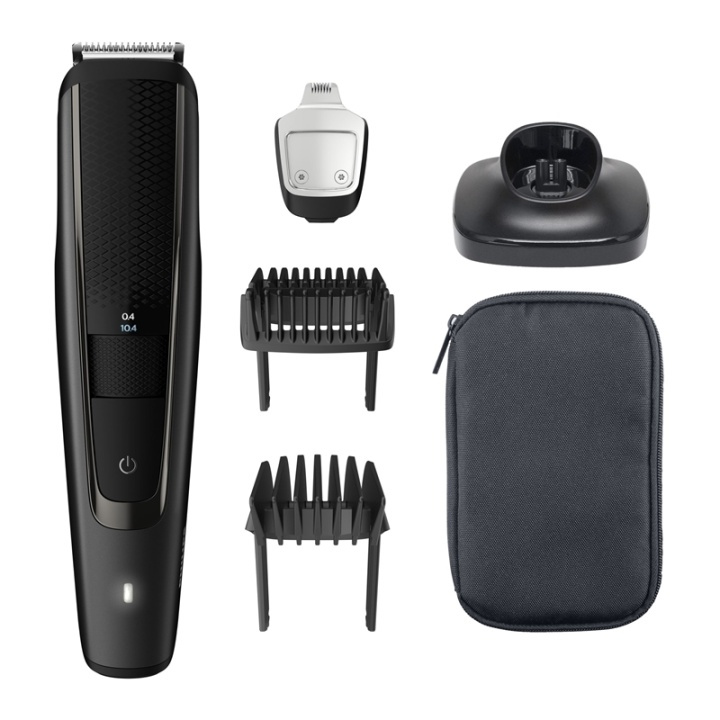 Philips BEARDTRIMMER Series 5000 Precisionsinställningar om 0,2 mm, skäggtrimmer i gruppen HELSE OG SKJØNNHET / Hår & styling / Barbering og trimming / Skjeggtrimmere og tilbehør hos TP E-commerce Nordic AB (A15426)