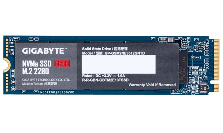 Gigabyte GP-GSM2NE3512GNTD SSD-hårddisk M.2 512 GB PCI Express 3.0 NVMe i gruppen Datautstyr / PC-Komponenter / Harddisker / SSD hos TP E-commerce Nordic AB (A15528)