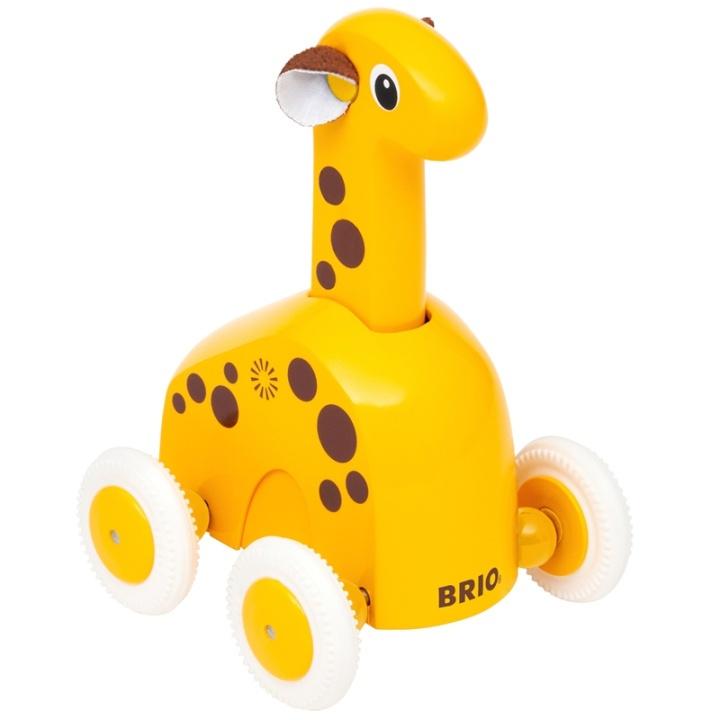 Brio 30229 Push & Go Giraff i gruppen LEKER, BARN OG BABY / Babyleker (0-3 år) / Aktivitetsleker hos TP E-commerce Nordic AB (A17600)