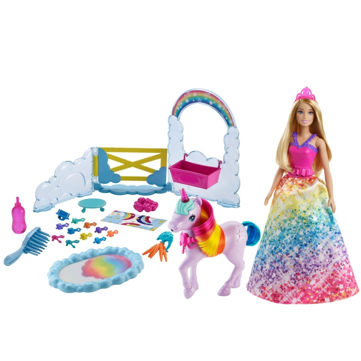 Barbie Rainbow Potty Unicorn Playset i gruppen LEKER, BARN OG BABY / Leker / Dukker & tilbehør hos TP E-commerce Nordic AB (A18286)