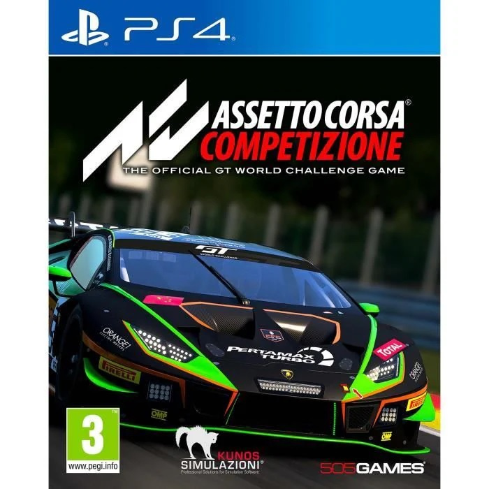 Assetto Corsa Competizione (PS4) i gruppen Elektronikk / TV-spill & tilbehør / Sony PlayStation 4 hos TP E-commerce Nordic AB (A22382)