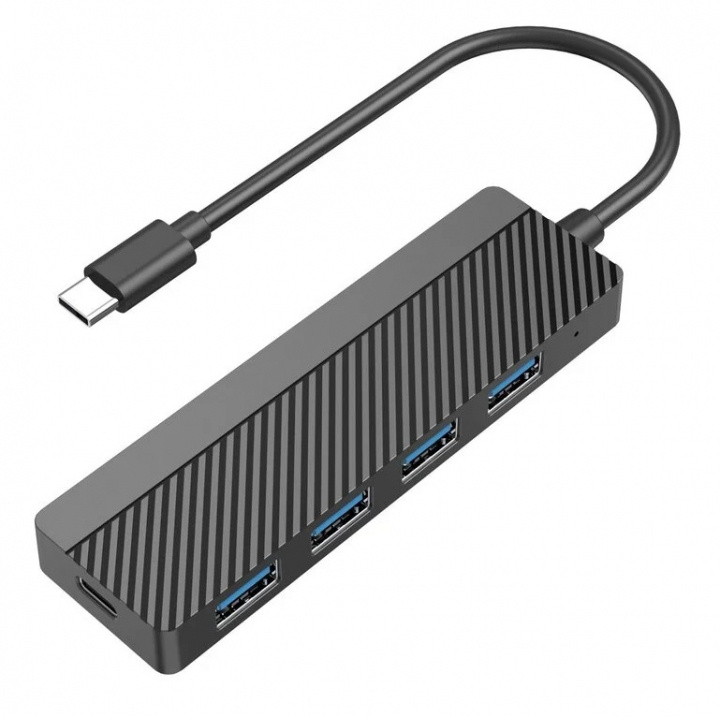 USB HUB 2.0 4 porter i gruppen Datautstyr / Datamaskin Tilbehør / USB-Hubs hos TP E-commerce Nordic AB (A22443)