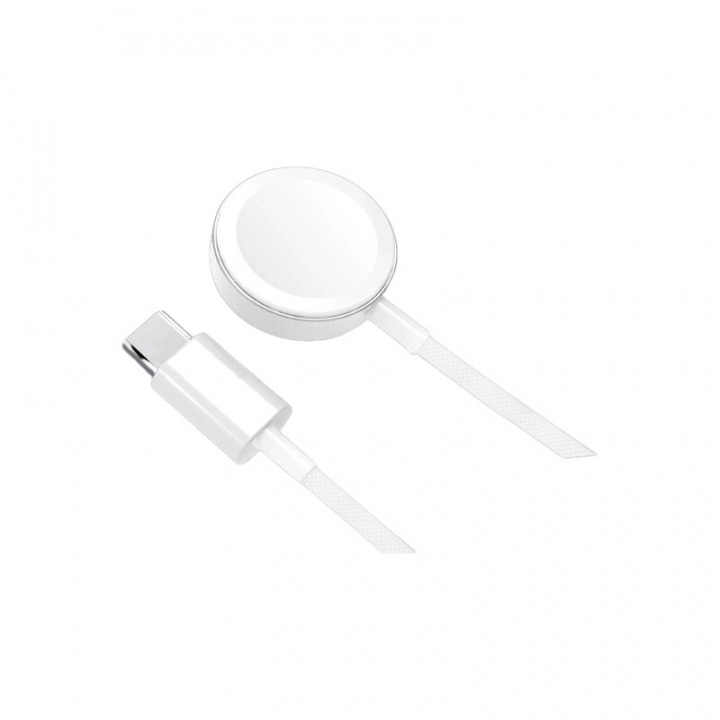 Magnetisk hurtiglader for Apple Watch, USB-C i gruppen SMARTTELEFON & NETTBRETT / Trening, hjem og fritid / Apple Watch og tilbehør / Tilbehør hos TP E-commerce Nordic AB (A22445)