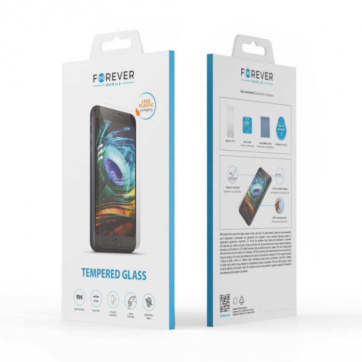 Forever tempered glass 2,5D for iPhone 16 i gruppen SMARTTELEFON & NETTBRETT / Mobilbeskyttelse / Apple / iPhone 16 hos TP E-commerce Nordic AB (A22547)