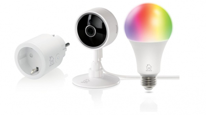 DELTACO SMART HOME Startkit m. Plugg, Kamera och RGB-Lampa i gruppen HJEM, HUS OG HAGE / Smarthus / Smarthussystemer hos TP E-commerce Nordic AB (A22561)