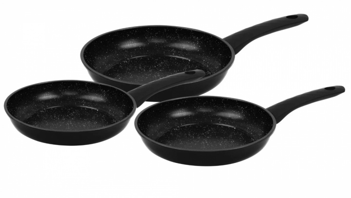 Herzberg 3 Pieces Marble Coated Forged Frying Pan Set i gruppen HJEM, HUS OG HAGE / Kjøkkenutstyr / Stekepanner hos TP E-commerce Nordic AB (A22606)