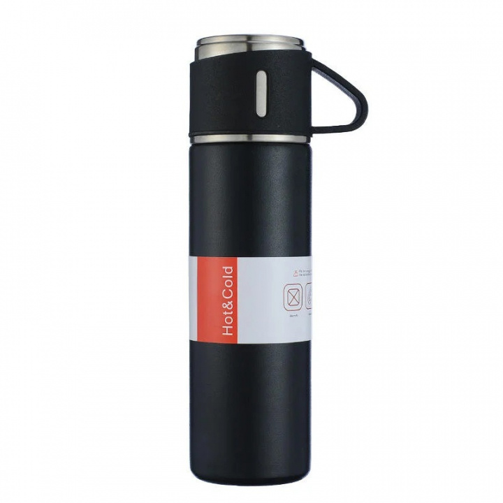 Herzberg HG-04210: Stainless Steel Vacuum Insulated Travel Thermo Flask - 500ml i gruppen SPORT, FRITID & HOBBY / Friluftsliv / Termoser og flasker hos TP E-commerce Nordic AB (A22609)