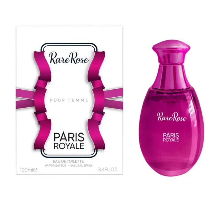 Paris Royale PR009: Rare Rose for Woman 100ml EDT i gruppen HELSE OG SKJØNNHET / Duft og parfyme / Parfyme / Parfyme for henne hos TP E-commerce Nordic AB (A22615)