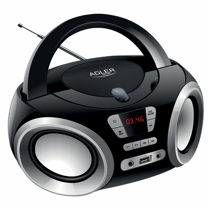 Adler AD 1181 CD Boombox i gruppen Elektronikk / Lyd & Bilde / Hjemmekino, HiFi og bærbar / Kompakt Stereo & Platespillere hos TP E-commerce Nordic AB (A22643)