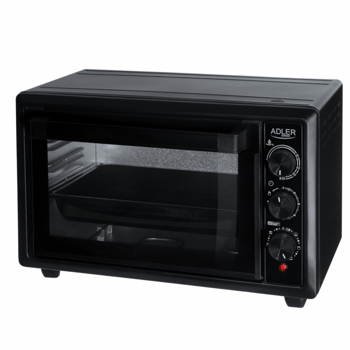 Adler AD 6023 Electric oven 26L i gruppen HJEM, HUS OG HAGE / Husholdningsapparater / Benkkomfyrer og kokeplater hos TP E-commerce Nordic AB (A22651)