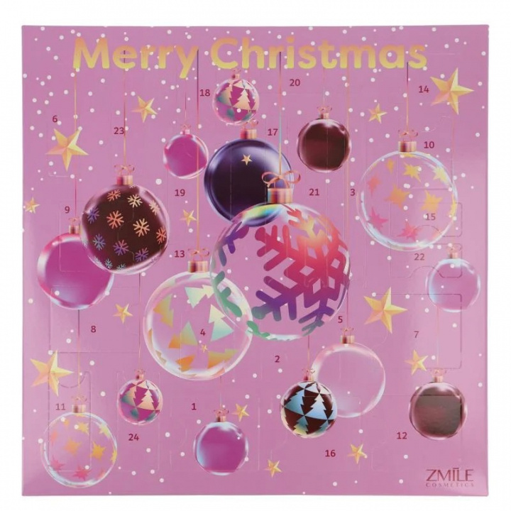 Zmile Cosmetics Advent Calendar 24 Windows Square ‘3D Christmas balls’ i gruppen LEKER, BARN OG BABY / Leker / Adventskalendere hos TP E-commerce Nordic AB (A22674)