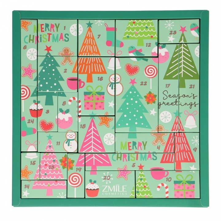 Zmile Cosmetics Beauty Advent Calendar Puzzle ‘Pinetrees’ i gruppen LEKER, BARN OG BABY / Leker / Adventskalendere hos TP E-commerce Nordic AB (A22678)