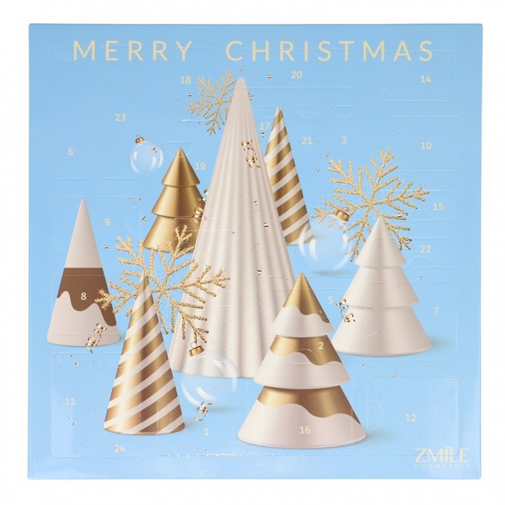 Zmile Cosmetics Beauty Advent Calendar Square ‘3D Christmas Trees’ i gruppen LEKER, BARN OG BABY / Leker / Adventskalendere hos TP E-commerce Nordic AB (A22679)