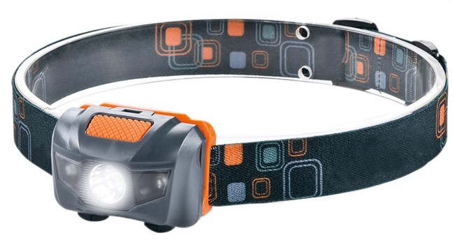 United HL2265 Headlamp Black/Grey/Orange i gruppen SPORT, FRITID & HOBBY / Lommelykter og hodelykter / Hodelykter hos TP E-commerce Nordic AB (A22681)