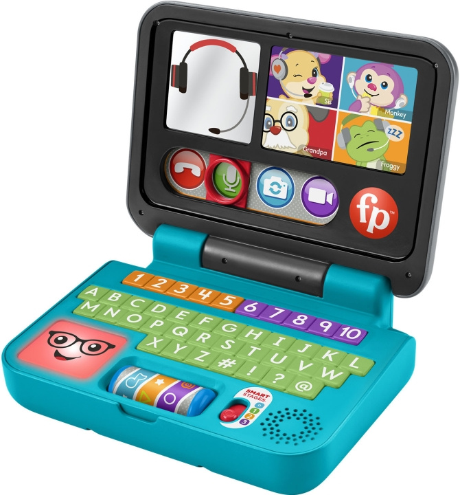 Fisher-Price Let\'S Connect Laptop, SV i gruppen LEKER, BARN OG BABY / Babyleker (0-3 år) / Aktivitetsleker hos TP E-commerce Nordic AB (A22683)