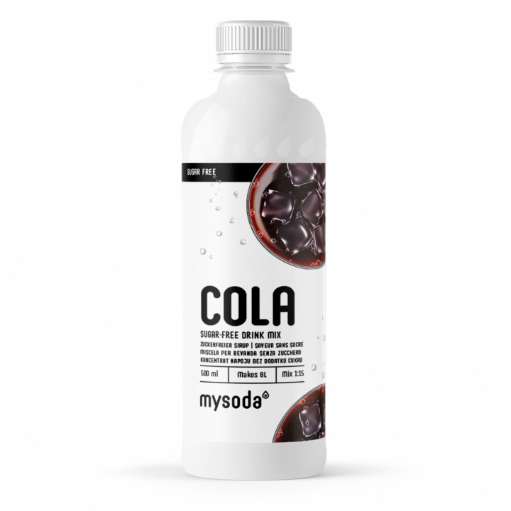 Mysoda Cola Sugar Free 500 ml - Ger 8L dryck i gruppen HJEM, HUS OG HAGE / Husholdningsapparater / Vann og juice / Kullsyremaskin / Smaker hos TP E-commerce Nordic AB (A22686)