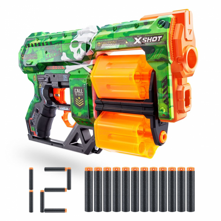 Zuru X-Shot Skins Dread Color, Green i gruppen LEKER, BARN OG BABY / Leker / Actionspill hos TP E-commerce Nordic AB (A22717)