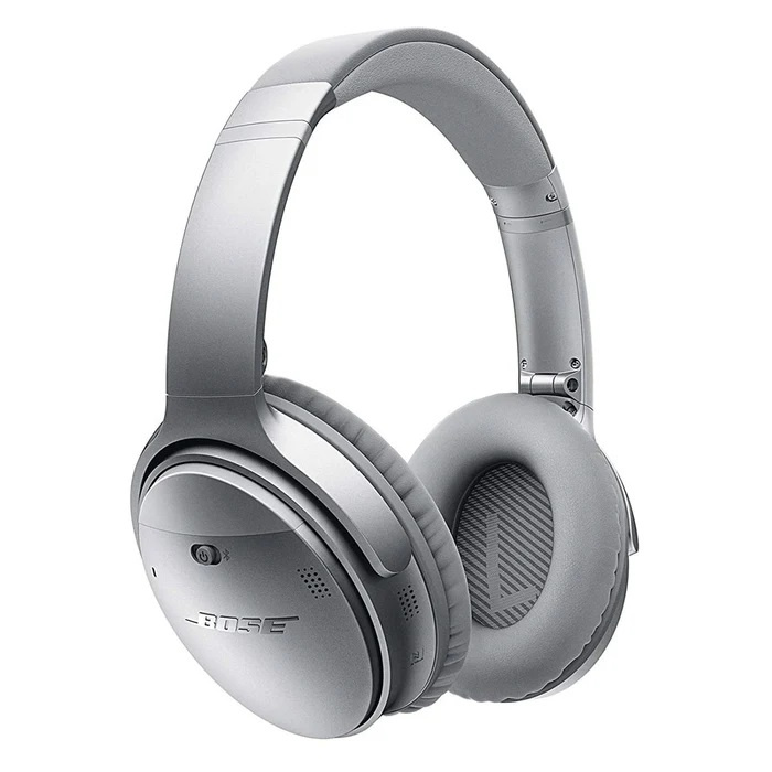 Bose QuietComfort 35 (Series 1), Silver, DEMOEX i gruppen Elektronikk / Lyd & Bilde / Hodetelefoner & Tilbehør / Hodetelefoner hos TP E-commerce Nordic AB (A22751)