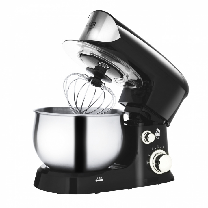 Adler AD 4226 Planetary food processor 1200W, black i gruppen HJEM, HUS OG HAGE / Husholdningsapparater / Matprosessorer og kjøkkenassistenter / Kjøkkenassistenter og tilbehør hos TP E-commerce Nordic AB (A22769)