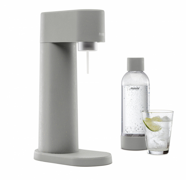 Mysoda Woody Sparkling Water maker, Grey i gruppen HJEM, HUS OG HAGE / Husholdningsapparater / Vann og juice / Kullsyremaskin / Maskiner hos TP E-commerce Nordic AB (A22789)