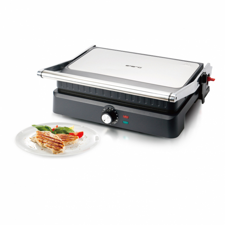 Emerio CG-130859 Kontaktgrill i gruppen HJEM, HUS OG HAGE / Husholdningsapparater / Brødristere og toastjern / Bordgriller & Raclette hos TP E-commerce Nordic AB (A22801)