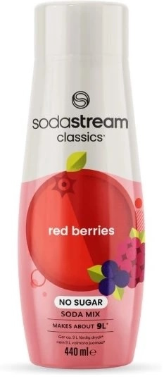 SodaStream Red Berries No Sugar 440ml i gruppen HJEM, HUS OG HAGE / Husholdningsapparater / Vann og juice / Kullsyremaskin / Smaker hos TP E-commerce Nordic AB (A22815)