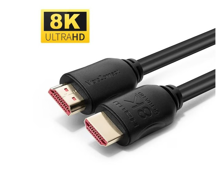 MicroConnect 8K HDMI-kabel | 3 m | Svart i gruppen Elektronikk / Kabler og adaptere / HDMI / Kabler hos TP E-commerce Nordic AB (A22841)