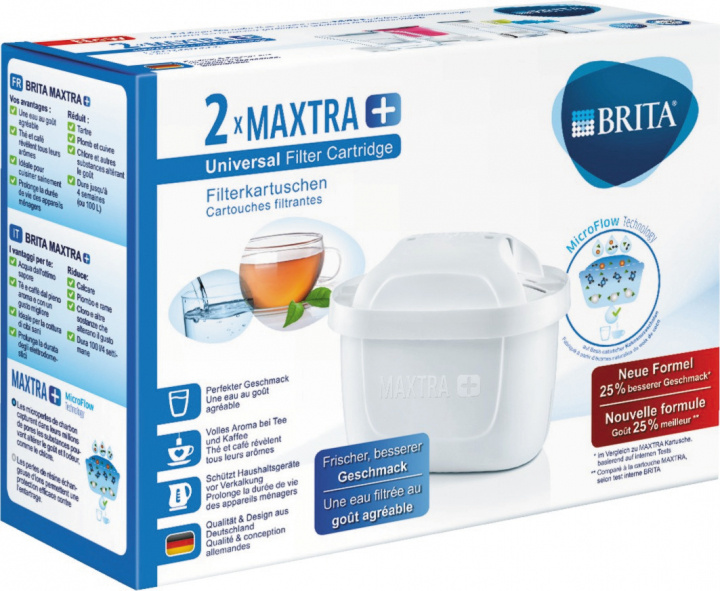 BRITA Vannfilter BRITA Maxtra, 2 stk i gruppen HJEM, HUS OG HAGE / Kjøkkenutstyr / Annet kjøkkenutstyr hos TP E-commerce Nordic AB (A22864)