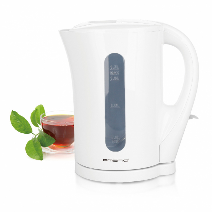 Emerio WK-123483.1 Water kettle 1.7L, White i gruppen HJEM, HUS OG HAGE / Husholdningsapparater / Vann og juice / Vannkokere hos TP E-commerce Nordic AB (A22885)