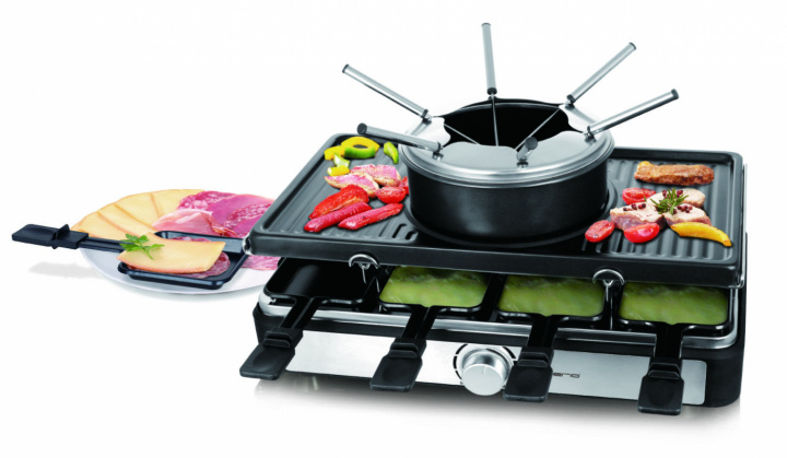 Emerio Raclettegrill RG-124930 i gruppen HJEM, HUS OG HAGE / Husholdningsapparater / Brødristere og toastjern / Bordgriller & Raclette hos TP E-commerce Nordic AB (A23173)