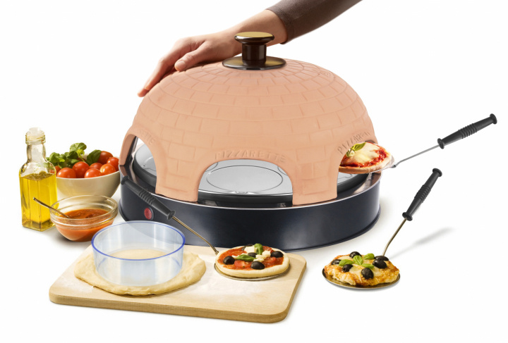 Emerio Pizza Oven PO-115984 i gruppen HJEM, HUS OG HAGE / Husholdningsapparater / Brødristere og toastjern / Bordgriller & Raclette hos TP E-commerce Nordic AB (A23179)