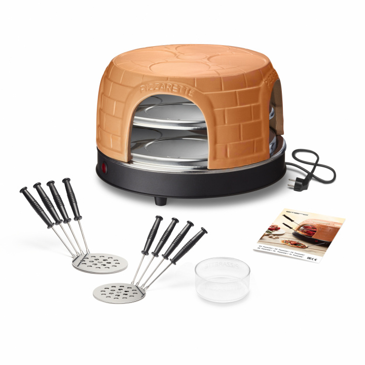 Emerio Pizza Oven PO-116124.1 i gruppen HJEM, HUS OG HAGE / Husholdningsapparater / Brødristere og toastjern / Bordgriller & Raclette hos TP E-commerce Nordic AB (A23180)