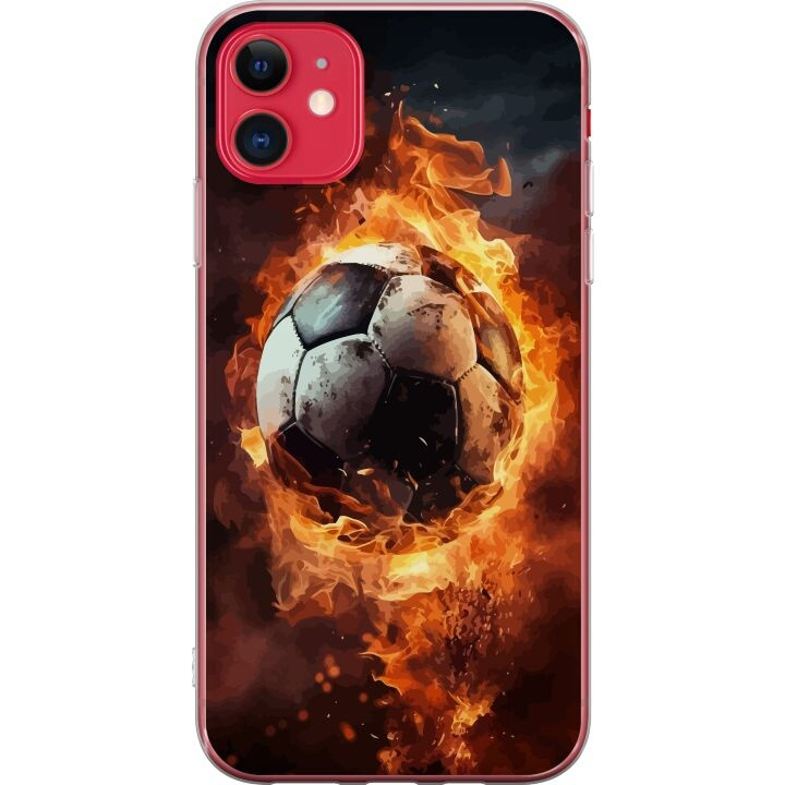 Mobildeksel til Apple iPhone 11 med Fotball motiv i gruppen SMARTTELEFON & NETTBRETT / Mobilbeskyttelse / Apple / iPhone 11 hos TP E-commerce Nordic AB (A50048)