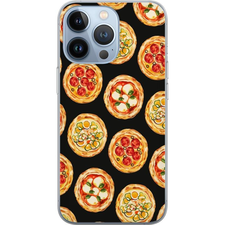 Mobildeksel til Apple iPhone 13 Pro med Pizza motiv i gruppen SMARTTELEFON & NETTBRETT / Mobilbeskyttelse / Apple / iPhone 13 Pro hos TP E-commerce Nordic AB (A50526)