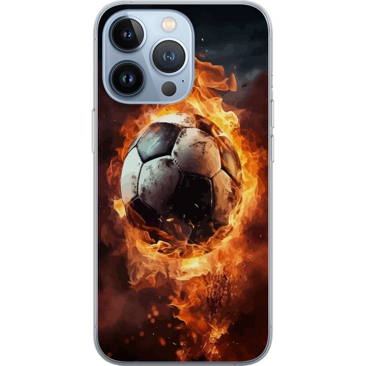 Mobildeksel til Apple iPhone 13 Pro med Fotball motiv i gruppen SMARTTELEFON & NETTBRETT / Mobilbeskyttelse / Apple / iPhone 13 Pro hos TP E-commerce Nordic AB (A50534)