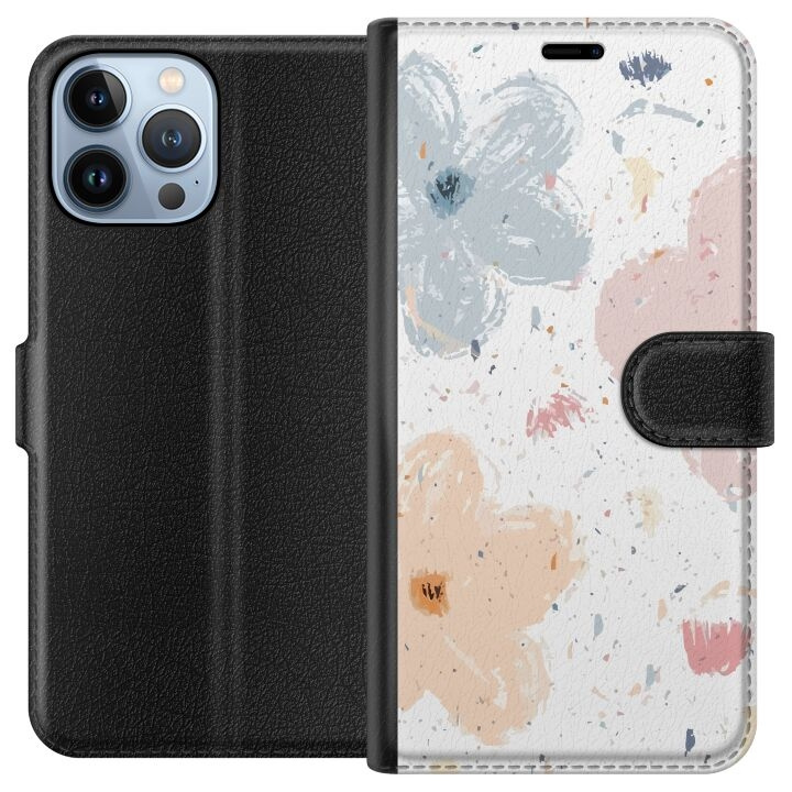 Lommeboketui til Apple iPhone 13 Pro Max med Blomster motiv i gruppen SMARTTELEFON & NETTBRETT / Mobilbeskyttelse / Apple / iPhone 13 Pro Max hos TP E-commerce Nordic AB (A50552)