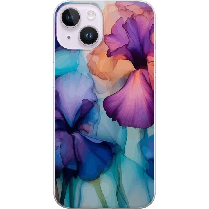 Mobildeksel til Apple iPhone 14 med Magiske blomster motiv i gruppen SMARTTELEFON & NETTBRETT / Mobilbeskyttelse / Apple / iPhone 14 hos TP E-commerce Nordic AB (A50624)