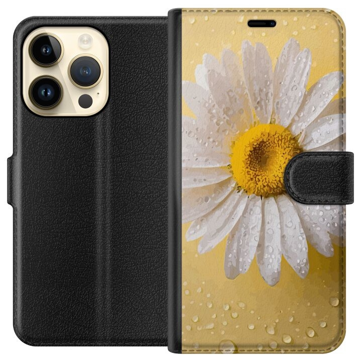 Lommeboketui til Apple iPhone 15 Pro med Porselensblomst motiv i gruppen SMARTTELEFON & NETTBRETT / Mobilbeskyttelse / Apple / iPhone 15 hos TP E-commerce Nordic AB (A50864)