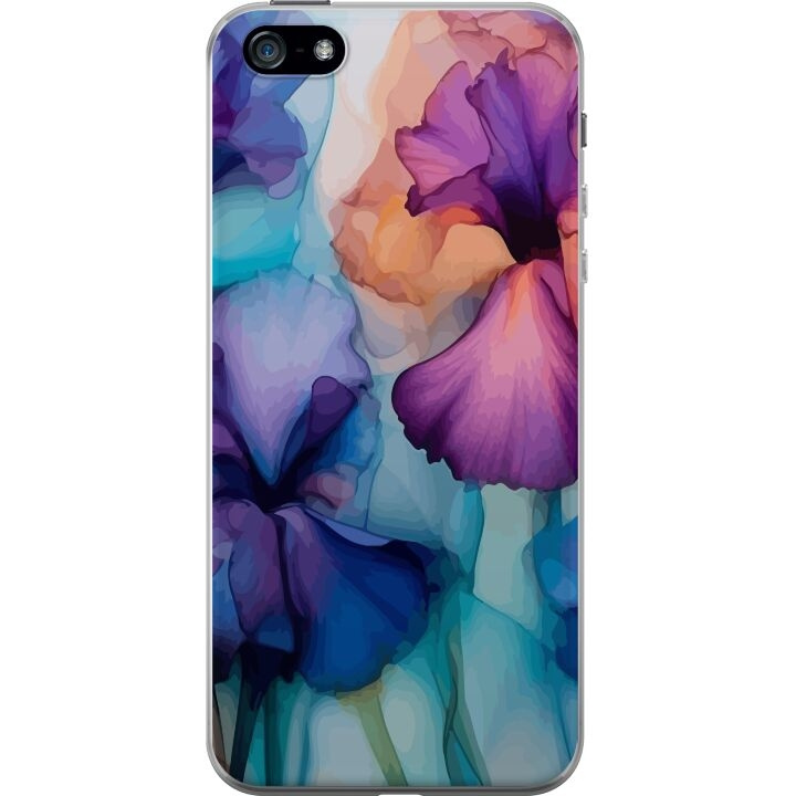 Mobildeksel til Apple iPhone 5 med Magiske blomster motiv i gruppen SMARTTELEFON & NETTBRETT / Mobilbeskyttelse / Apple / iPhone 5/5S/SE hos TP E-commerce Nordic AB (A51110)