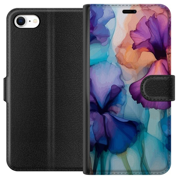 Lommeboketui til Apple iPhone 6 med Magiske blomster motiv i gruppen SMARTTELEFON & NETTBRETT / Mobilbeskyttelse / Apple / iPhone 6/6S hos TP E-commerce Nordic AB (A51218)