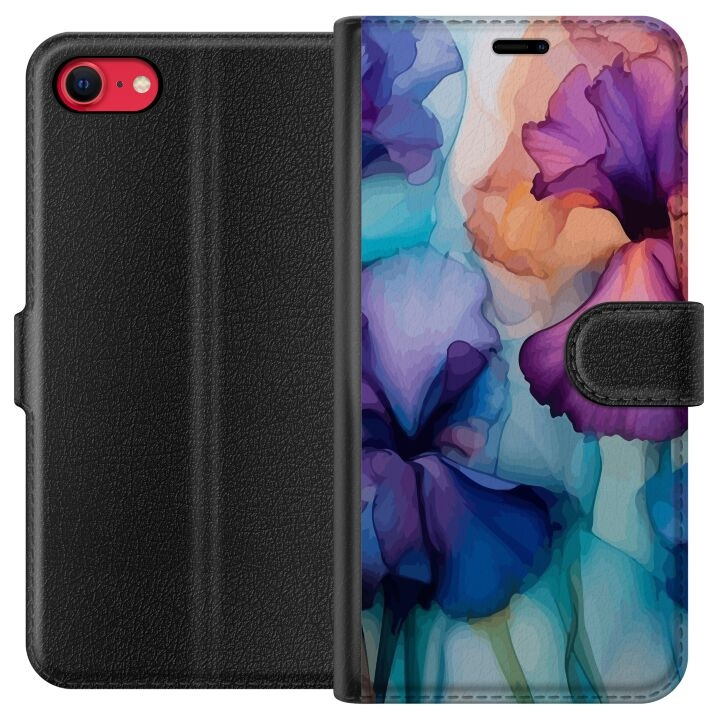 Lommeboketui til Apple iPhone 7 med Magiske blomster motiv i gruppen SMARTTELEFON & NETTBRETT / Mobilbeskyttelse / Apple / iPhone 7 hos TP E-commerce Nordic AB (A51380)