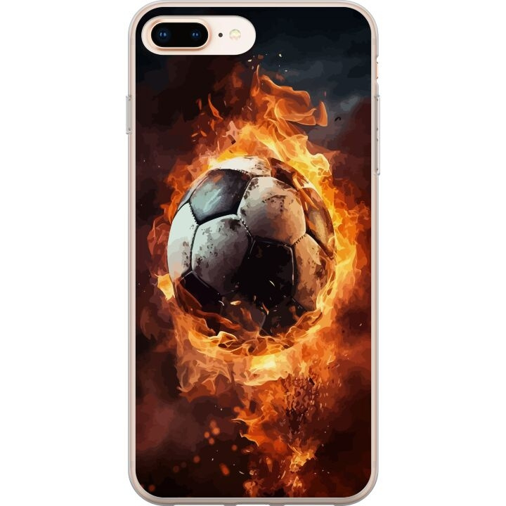 Mobildeksel til Apple iPhone 7 Plus med Fotball motiv i gruppen SMARTTELEFON & NETTBRETT / Mobilbeskyttelse / Apple / iPhone 7 Plus hos TP E-commerce Nordic AB (A51479)