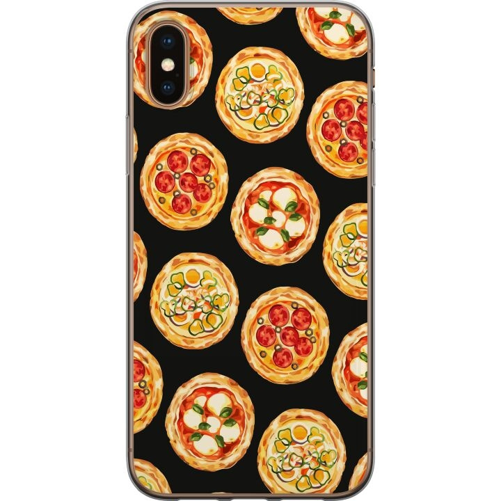 Mobildeksel til Apple iPhone XS Max med Pizza motiv i gruppen SMARTTELEFON & NETTBRETT / Mobilbeskyttelse / Apple / iPhone XS Max hos TP E-commerce Nordic AB (A51957)