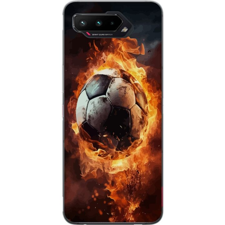 Mobildeksel til Asus ROG Phone 5 med Fotball motiv i gruppen SMARTTELEFON & NETTBRETT / Mobilbeskyttelse / Asus hos TP E-commerce Nordic AB (A51992)