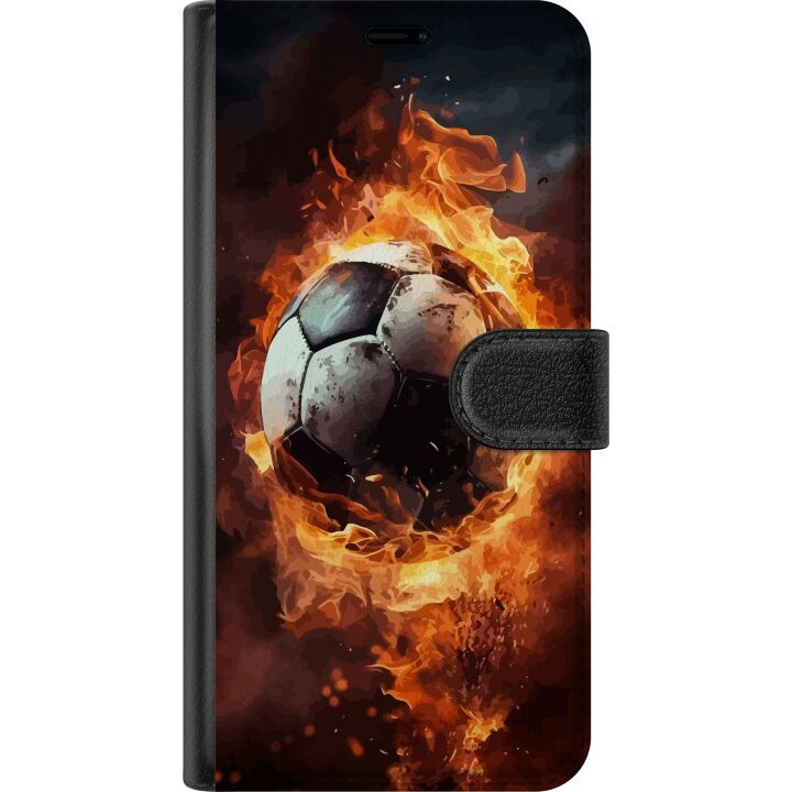 Lommeboketui til Asus ROG Phone 7 med Fotball motiv i gruppen SMARTTELEFON & NETTBRETT / Mobilbeskyttelse / Asus hos TP E-commerce Nordic AB (A52019)